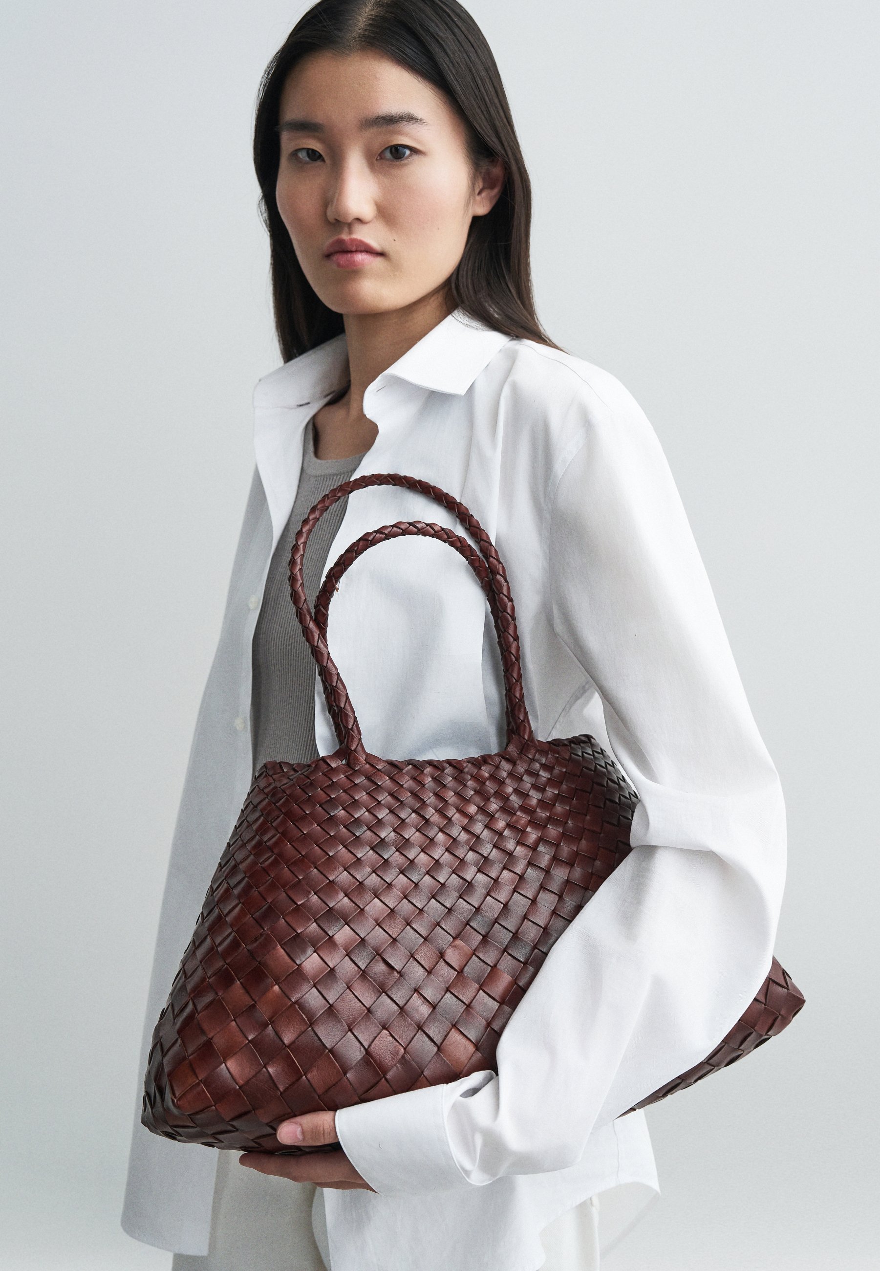 DRAGON DIFFUSION SANTA CROCE BIG - Handbag - bruciato/brown - Zalando