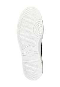 Suola di scarpa in gomma bianca con un motivo di grip testurizzato, caratterizzato da design circolari e lineari per trazione e stabilità. Taglia 37 indicata.
