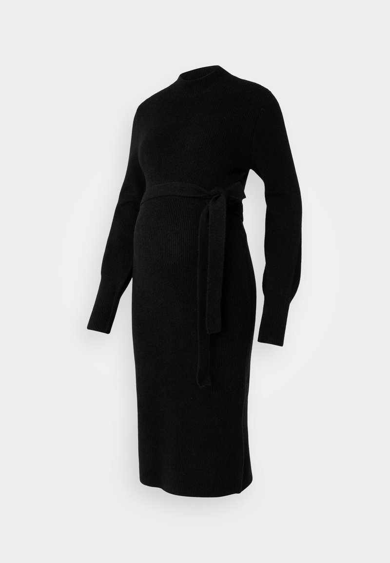 white dress black ribbon Miss Circle Eleanor Black and White Bow Satin Gown S main image 1