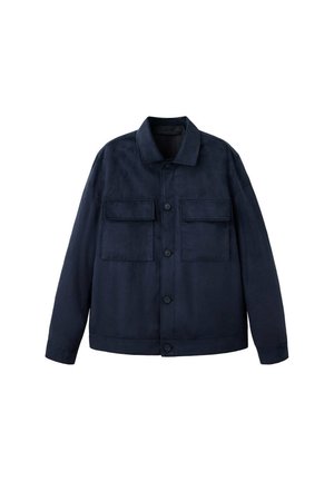 Mango, ADULT - Chaqueta de cuero sintético - dark blue