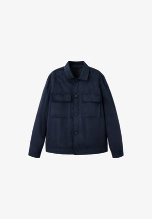 Mango, ADULT - Chaqueta de cuero sintético - dark blue