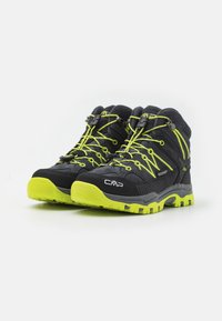 CMP KIDS RIGEL MID TREKKING SHOES WP UNISEX - Pohodniški čevlji - titanio/acido
