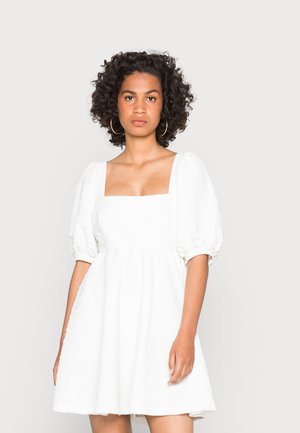 DRESS - Jersey dress - white