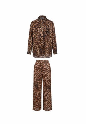 faina SET - Bukser - leopard print brown