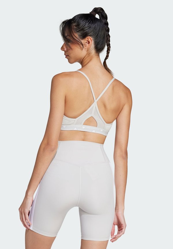 3STRIPES - Light support sports bra - alumina3