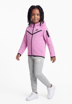 Nike Sportswear UNISEX - Džemperis su gobtuvu - magenta/black