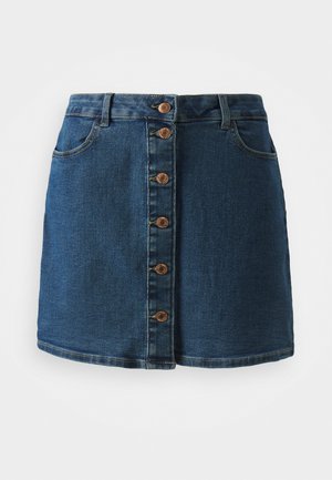 Vero Moda VMBRIANA SHORT SKIRT - Minifalda - blue denim