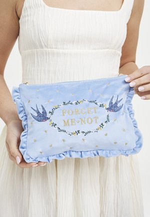 FABLE ENGLAND, FORGET ME NOT EMBRODERIED POUCH - Clutches - blue