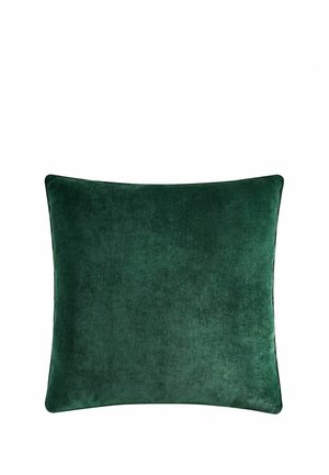 Next 59 X 59CM FIT - SOFT VELOUR CUSHION UNISEX - Ozdobný vankúš - dark green