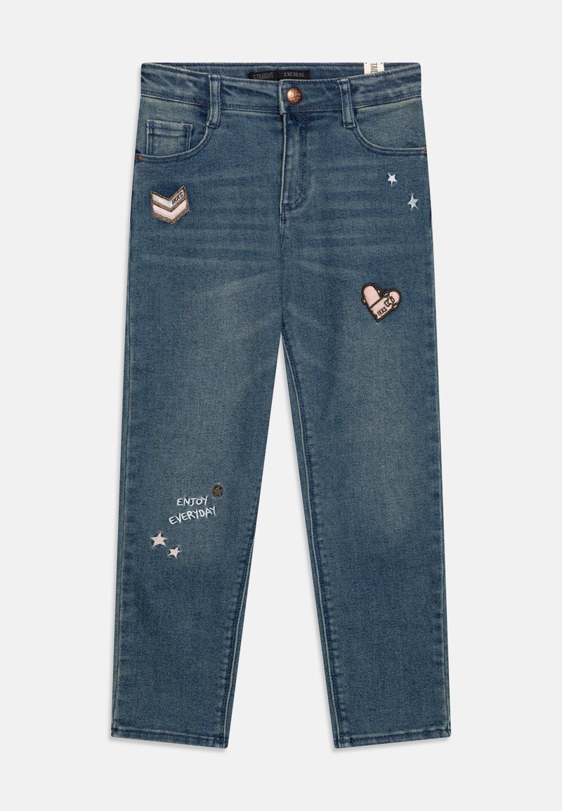 Jean IKKS Slim Fit Gris Foncé Stoné - Taille 10/12 Ans, Neuf Sans étiquette