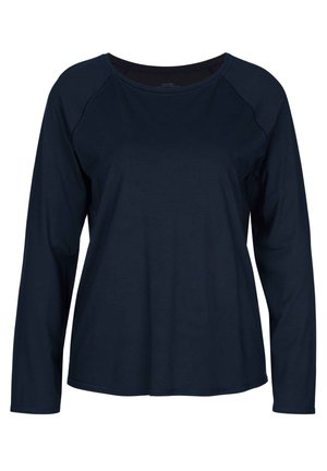 Calida DEEPSLEEPWEAR BALANCING - Pyjama top - dark lapis blue