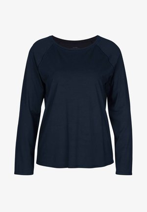 Calida DEEPSLEEPWEAR BALANCING - Nachtwäsche Shirt - dark lapis blue