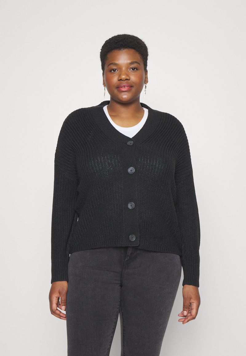 ONLY Curve ONCCAROL NICE CARDIGAN PLUS SIZE Cardigan black Zalando.ie