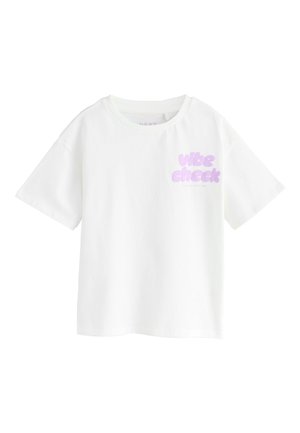 Next REGULAR FIT - GRAPHIC - T-shirts print - white