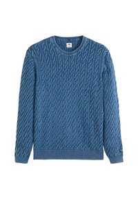 Levi's® PRESIDIO CREW CABLE PIRATE  - Trui - cable rib pirate bla