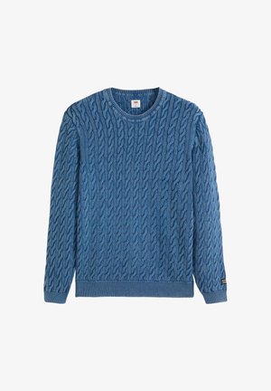 Levi's® PRESIDIO CREW CABLE PIRATE  - Jumper - cable rib pirate bla