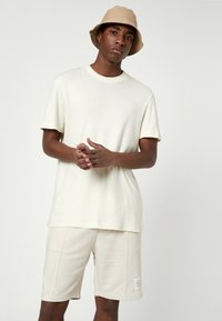 Short Garçon En Lin Mixte - Taille 7/8 Ans - Couleur Jaune - Cordon De Serrage Et Poches