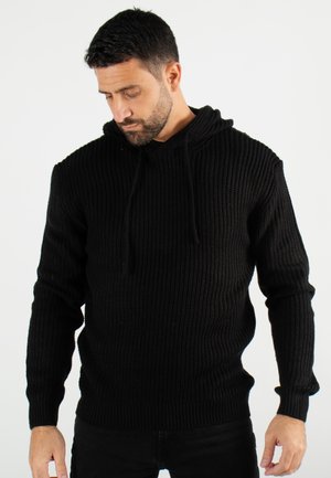PULLOVER - Sweat à capuche - noir