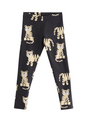 WITH BRUSHED INSIDE - Leggings - offblack