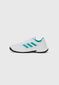 GAMECOURT 2 - Sapatilhas para ténis em terra batida - white/pure teal/core black