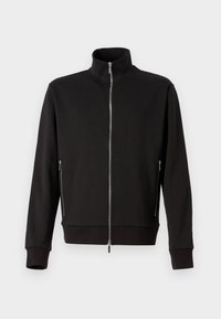 DRESSY FULL ZIP MOCK - Sudadera con cremallera - black