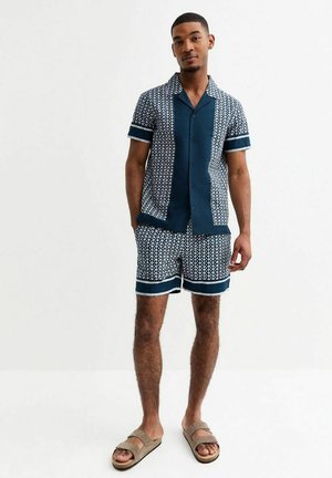 New Look PRINT COLLARED - Camicia - blue pattern