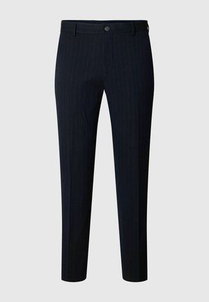 Selected, HOSE SLIM FIT - Dressbukse - sky captain