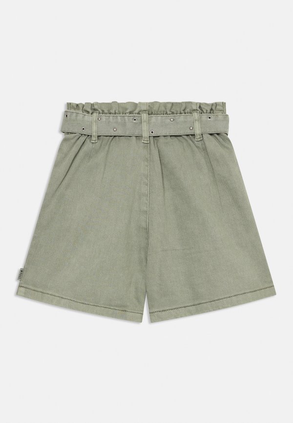 SHORT - Denim shorts - kaki clair2