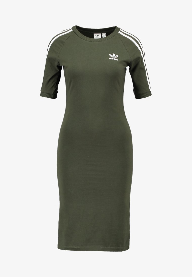 adidas Originals Shift dress - evergreen - (Pre-owned) - Zalando.ie adidas Originals Shift dress - evergreen - (Pre-owned) - Zalando.ie