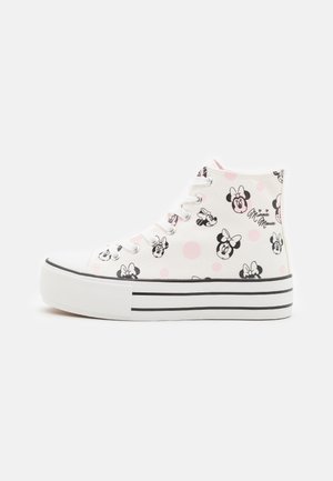 High-top trainers - rose gold-coloured