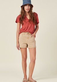 BONOBO Jeans UMWELTFREUNDLICHES - Camiseta estampada - vieux rose