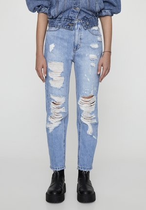 PULL&BEAR Jean slim - light-blue denim