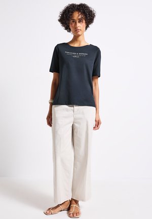 Print T-shirt - blau