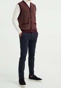 WE Fashion Väst - bordeaux