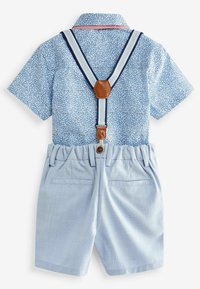 Next BLAZER SET WITH CHECK SHIRT - Sako - blue floral