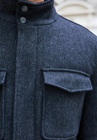 Next Könnyű dzseki - charcoal grey donegal texture