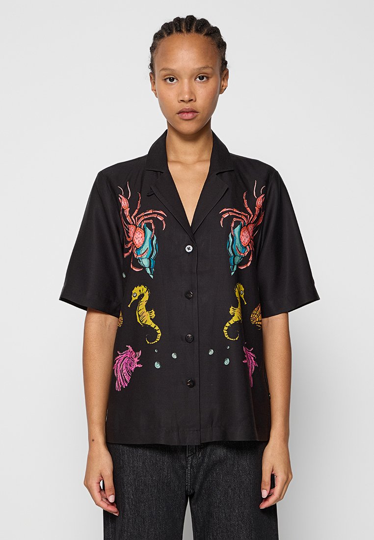 Scotch & Soda Overhemdblouse zwart