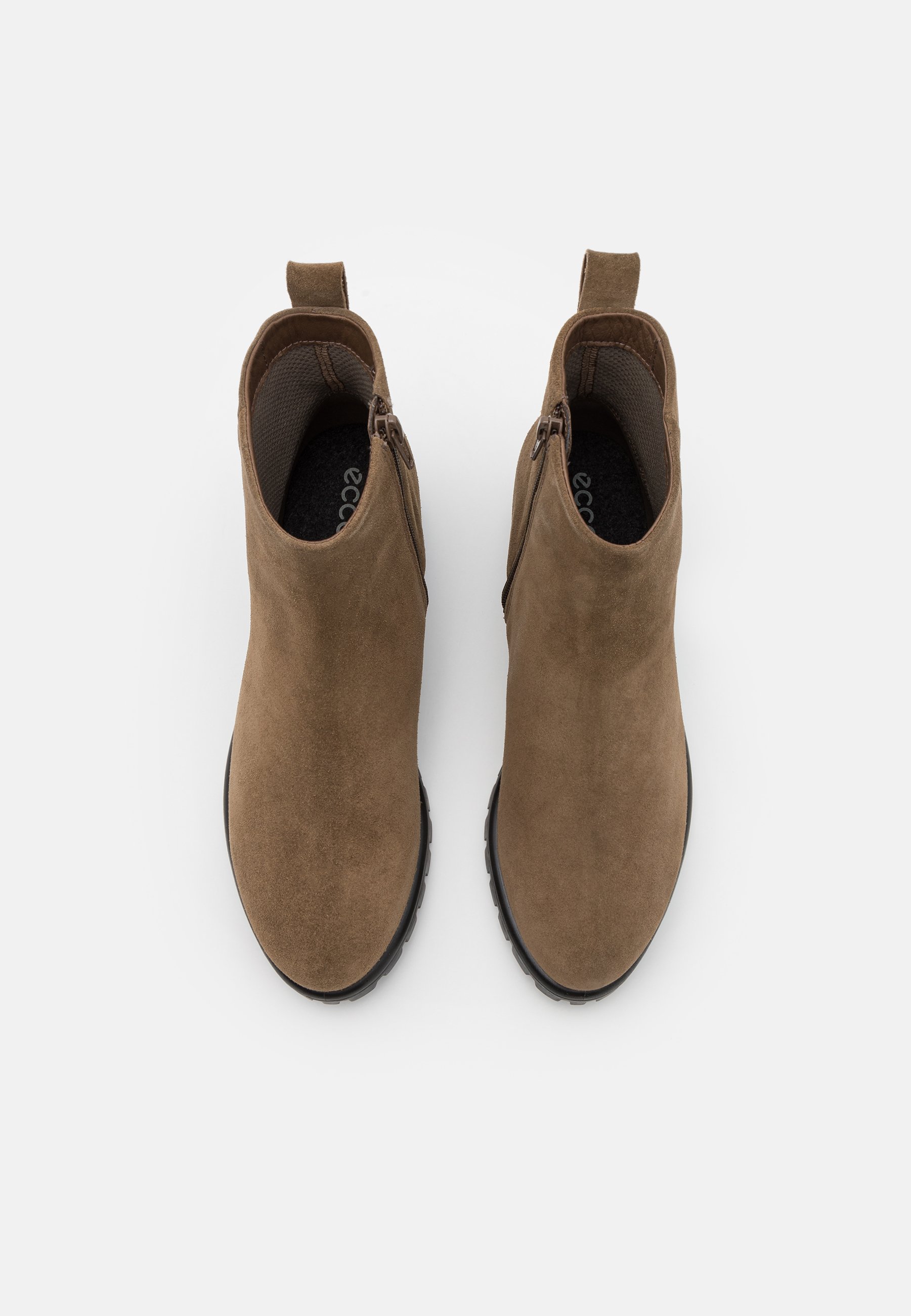 ecco brown suede boots