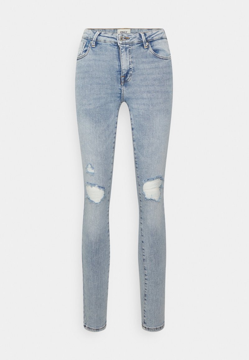 ONLY Tall ONLPOWER MID WAIST - Jeans Skinny Fit - light blue denim