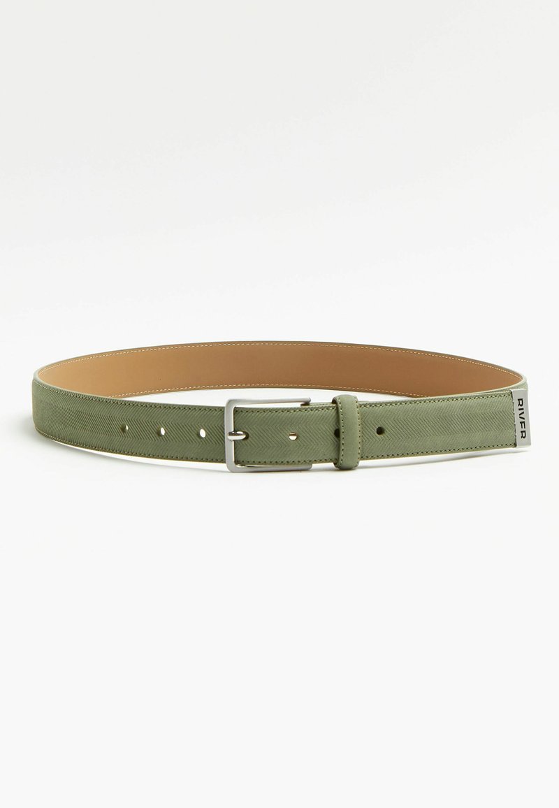 Herren Gürtel klassisch | River Island Gürtel green light/grün - DN82122 Herren Gürtel klassisch | River Island Gürtel green light/grün - DN82122