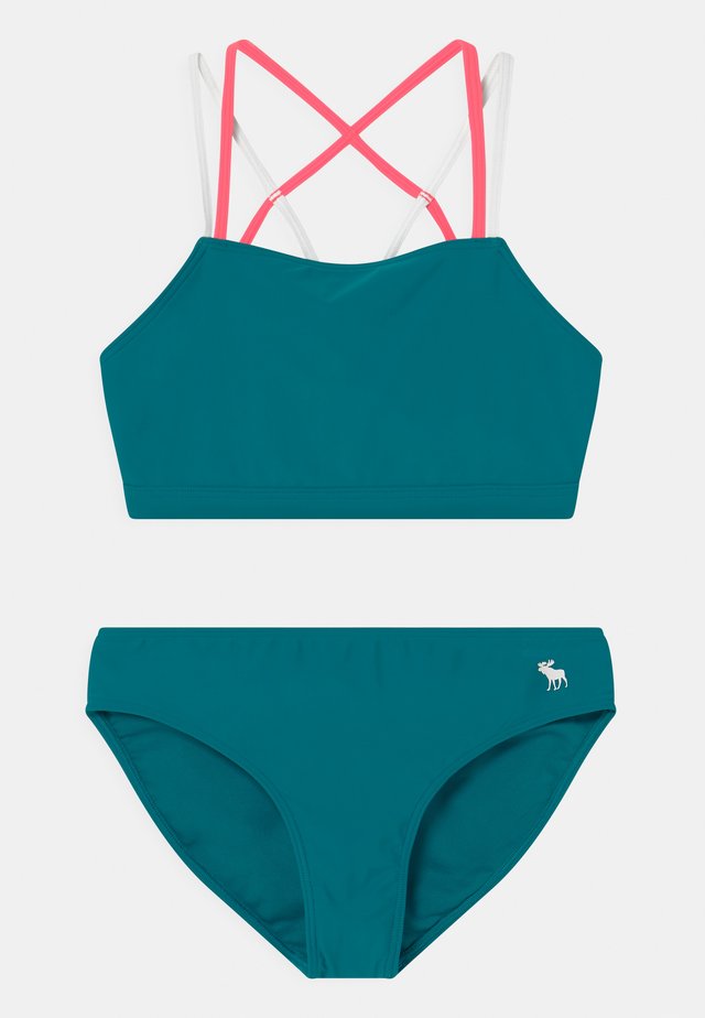 TWIST FRONT SET - Bikini - ocean blue