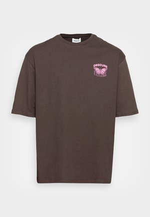 Print T-shirt - brown