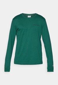 ICONS CONTRAST CREWNECK LONG SLEEVE  - Hosszú ujjú felső - dark green