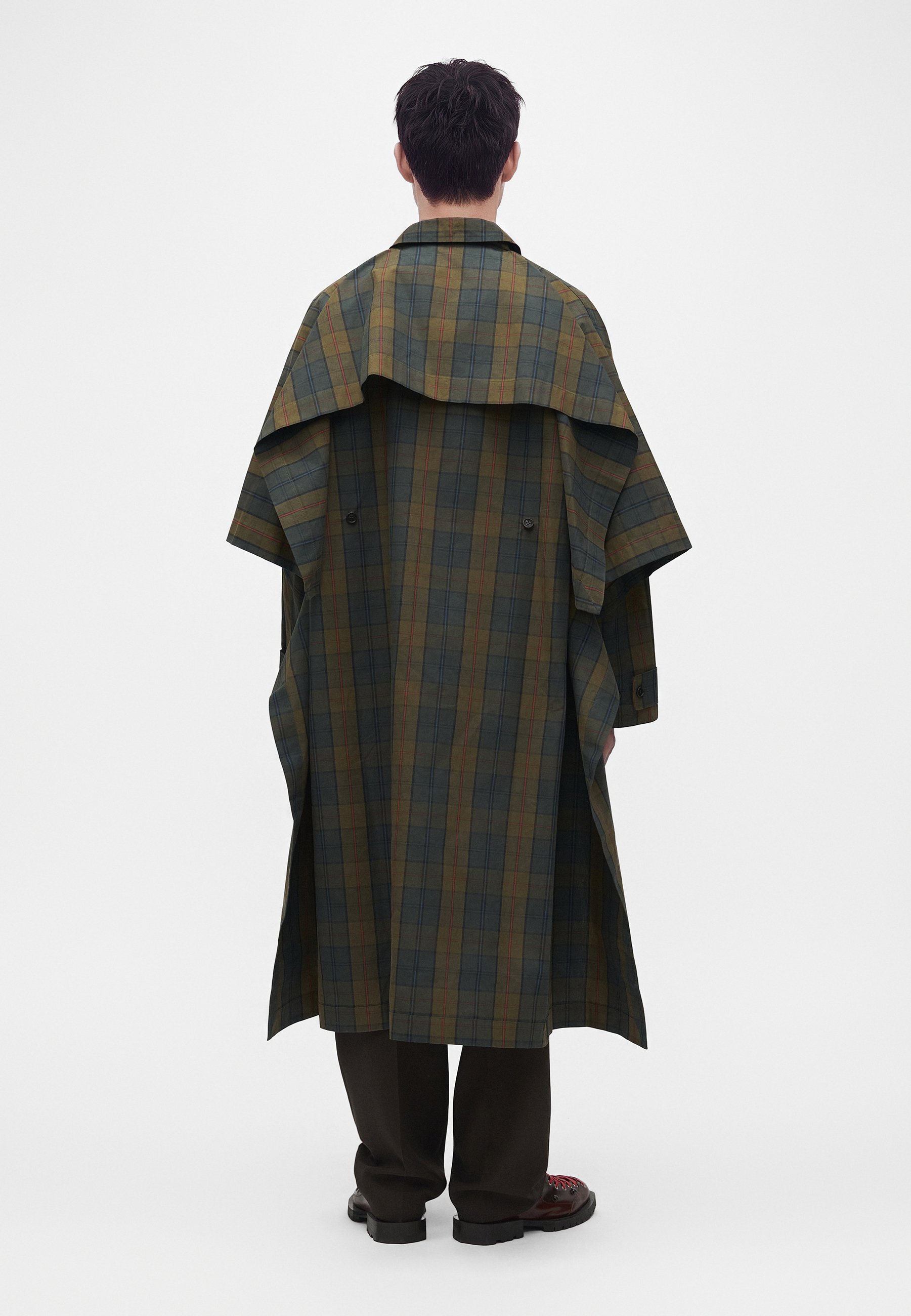 Henrik Vibskov UNCUT COAT - Trenchcoat - green/brown/green