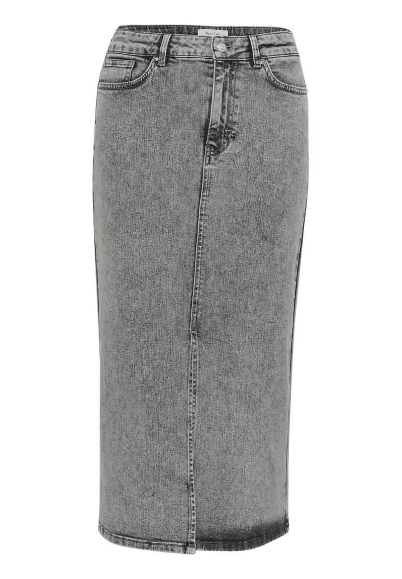 Part Two Jeansrok grijs denim/greydenim