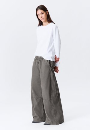 PULL ON - Pantalon classique - mid grey washed
