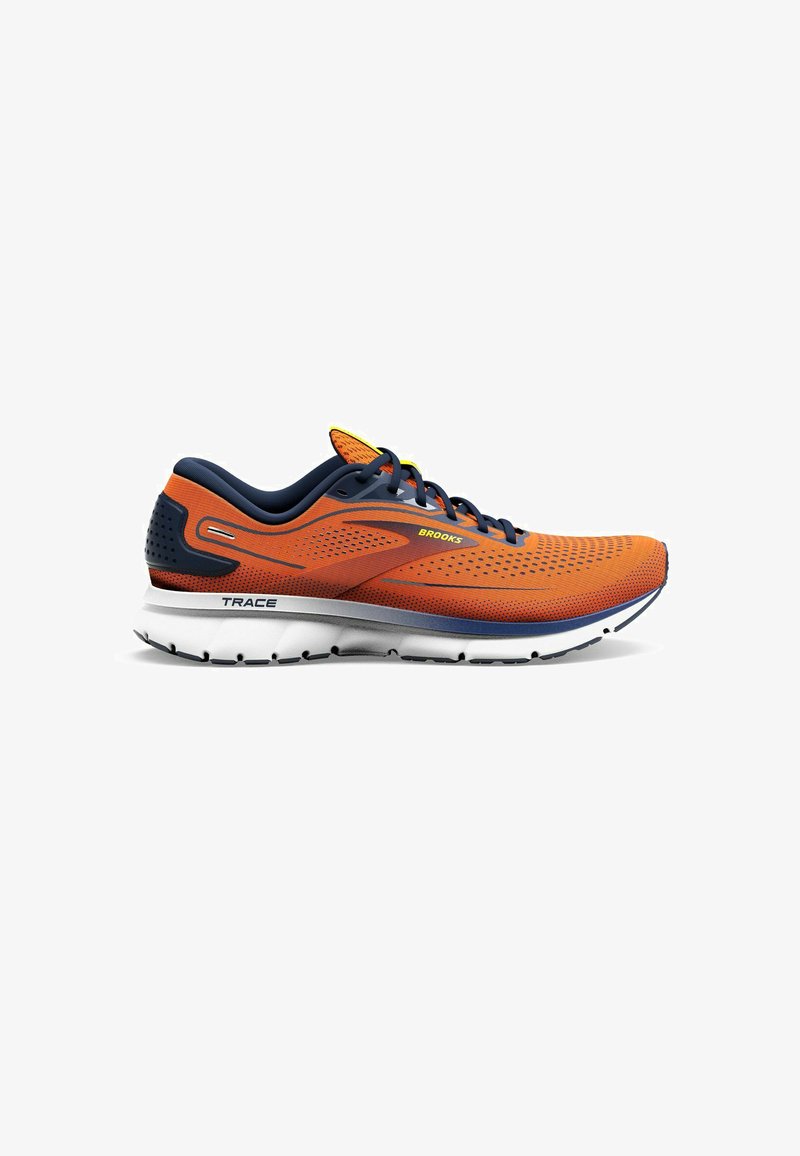 Brooks TRACE 2 - Chaussures de running sur route - red orange black sulphur