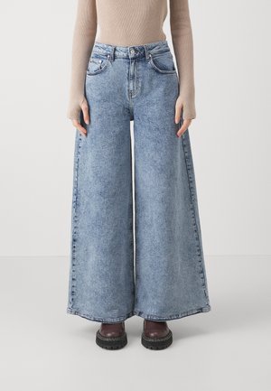 CALCUL MEGA - Wide leg - ashley blue