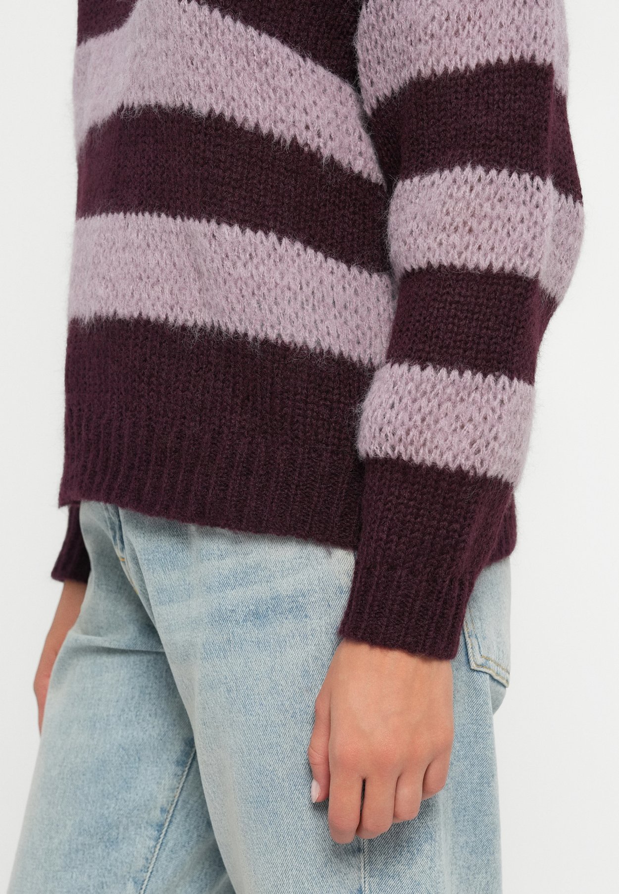 ONLCAMEL LIFE STRIPE O NECK