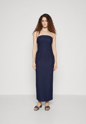 ONLY ONLGISELE TUBE DRESS  - Maksikleit - dark blue denim